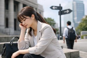 キャリアについて前向きに考える若手社員